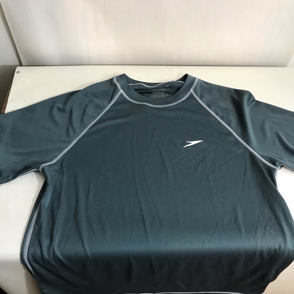 Speedo Easy Short Sleeve Swim Shirt Grey